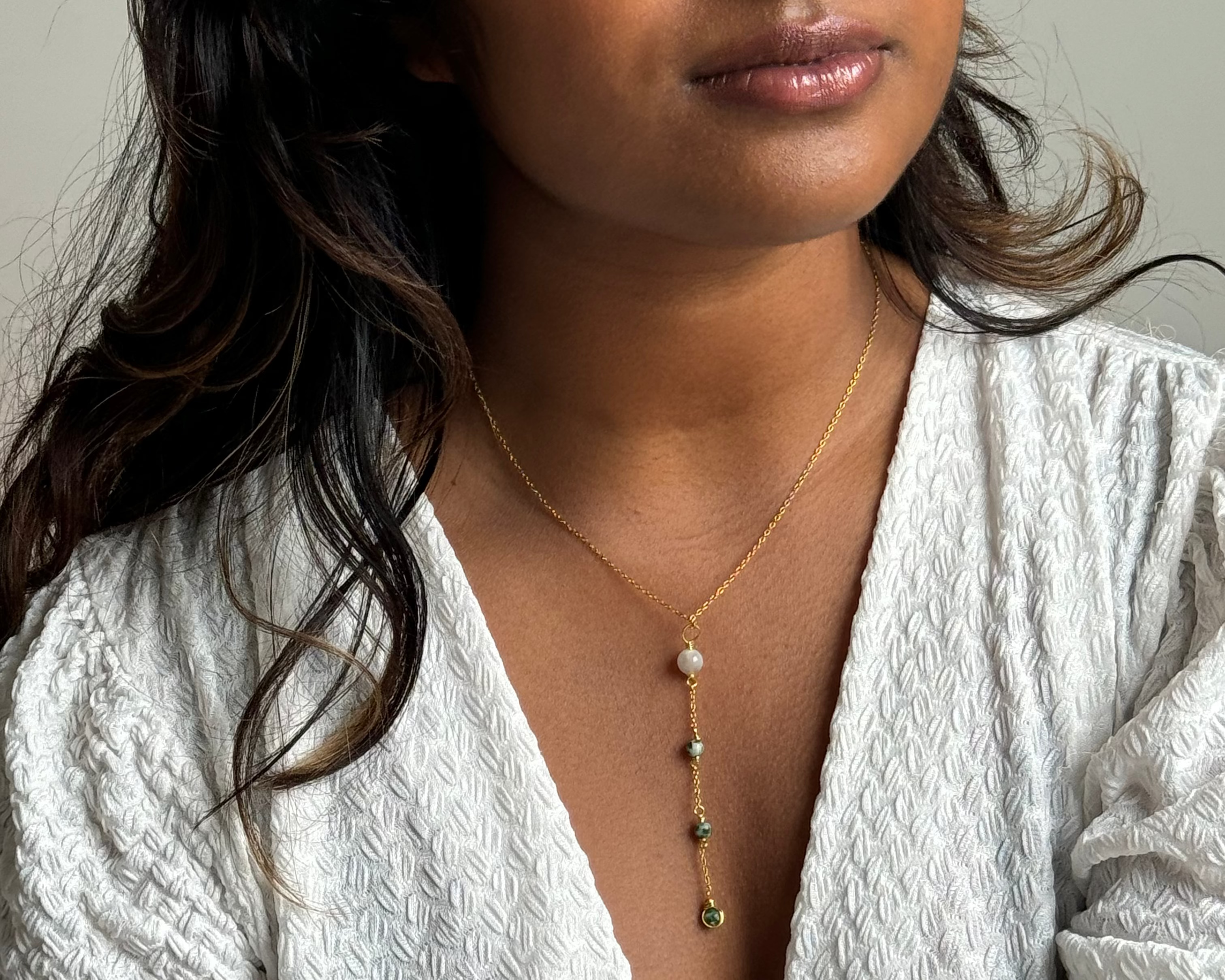 COLLIER HESTIA PIERRES NATURELLES AU CHOIX