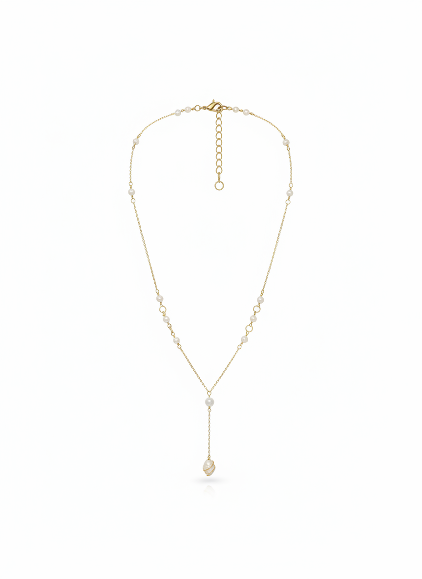 COLLIER PÉITHO PERLE D'EAU DOUCE PIERRES NATURELLES AU CHOIX