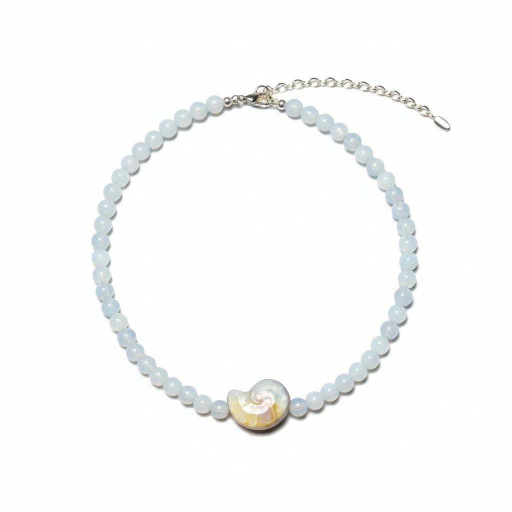 COLLIER CALYPSO CALCÉDOINE